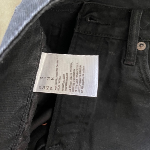 American Eagle Outfitters black denim skirt - Picture 3 of 3